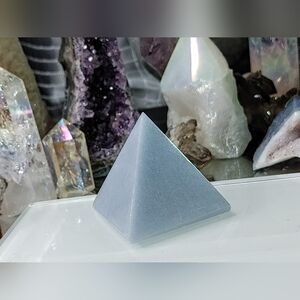 Angelite Crystal Pyramid
